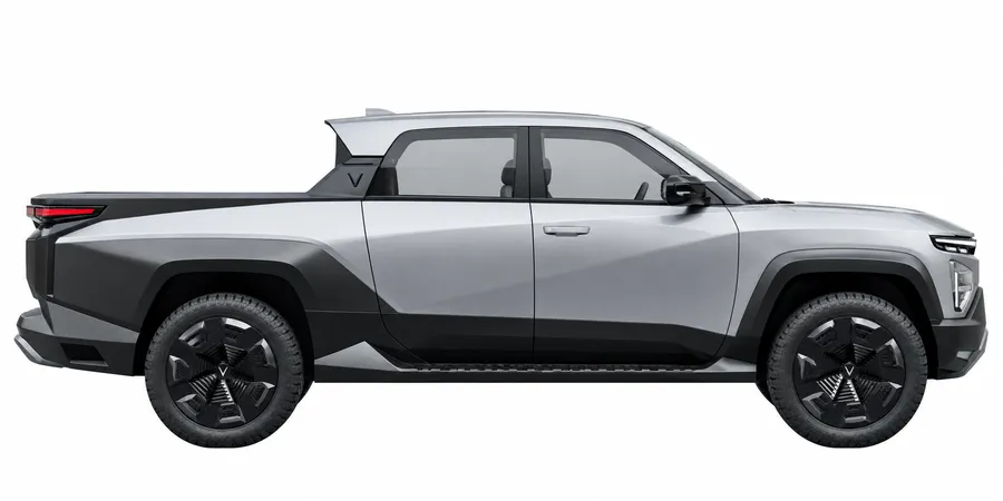 Ảnh concept nhìn ngang, đầu xe bên phải